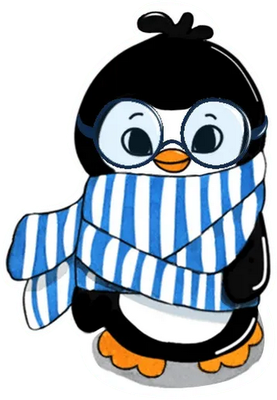 manchot - oiseau - animaux - smiley émoticône émoji cartoon clipart illustration - artémotic