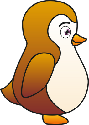 manchot - oiseau - animaux - smiley émoticône émoji cartoon clipart illustration - artémotic