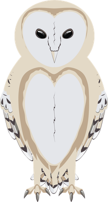 chouette - oiseau - animaux - smiley émoticône émoji cartoon clipart illustration - artémotic