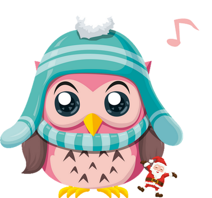 hibou - oiseau - animaux - smiley émoticône émoji cartoon clipart illustration - artémotic