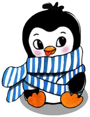 manchot - oiseau - animaux - smiley émoticône émoji cartoon clipart illustration - artémotic