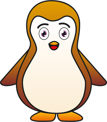 manchot - oiseau - animaux - smiley émoticône émoji cartoon clipart illustration - artémotic
