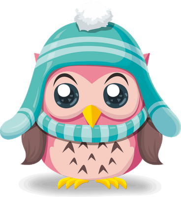 hibou - oiseau - animaux - smiley émoticône émoji cartoon clipart illustration - artémotic