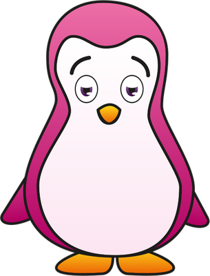 manchot - oiseau - animaux - smiley émoticône émoji cartoon clipart illustration - artémotic