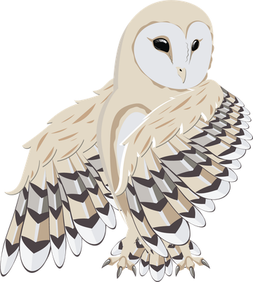 chouette - oiseau - animaux - smiley émoticône émoji cartoon clipart illustration - artémotic