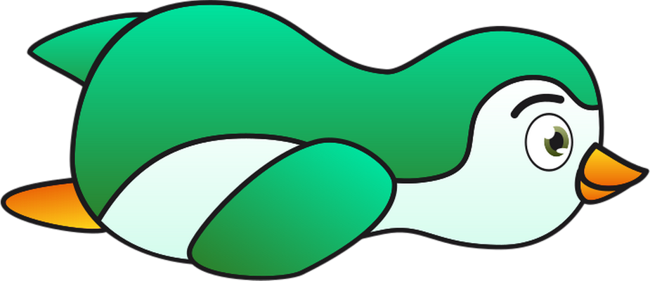 manchot - oiseau - animaux - smiley émoticône émoji cartoon clipart illustration - artémotic