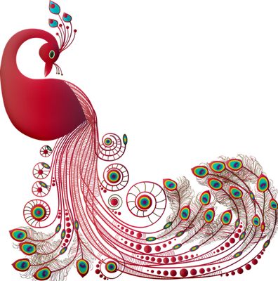 paon - oiseau - animaux - smiley émoticône émoji cartoon clipart illustration - artémotic
