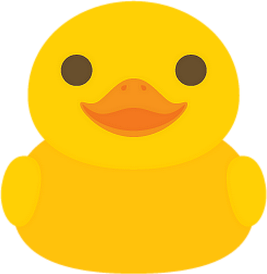 canard - oiseau - animaux - smiley émoticône émoji cartoon clipart illustration - artémotic
