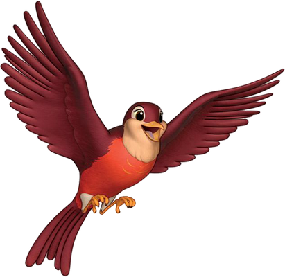 rouge-gorge - oiseau - animaux - smiley émoticône émoji cartoon clipart illustration - artémotic