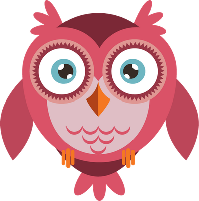 hibou - oiseau - animaux - smiley émoticône émoji cartoon clipart illustration - artémotic