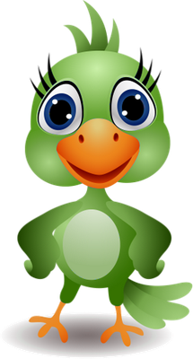 oiseau divers - animaux - smiley émoticône émoji cartoon clipart illustration - artémotic