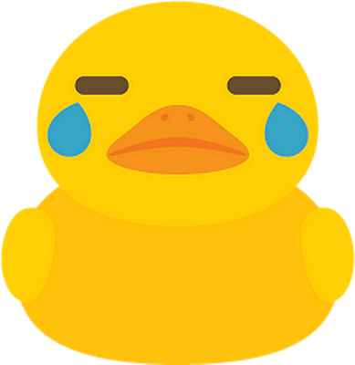 canard - oiseau - animaux - smiley émoticône émoji cartoon clipart illustration - artémotic