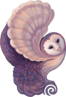 chouette - oiseau - animaux - smiley émoticône émoji cartoon clipart illustration - artémotic