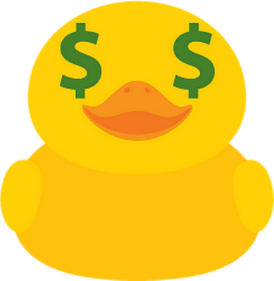 canard - oiseau - animaux - smiley émoticône émoji cartoon clipart illustration - artémotic