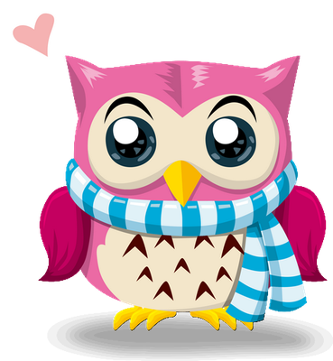 hibou - oiseau - animaux - smiley émoticône émoji cartoon clipart illustration - artémotic