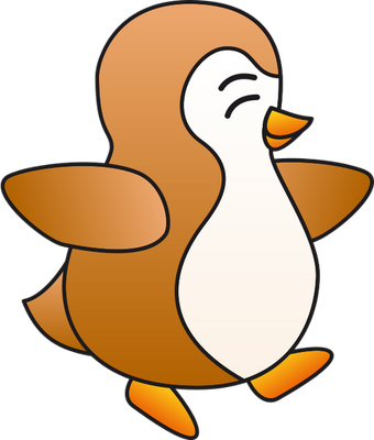 manchot - oiseau - animaux - smiley émoticône émoji cartoon clipart illustration - artémotic