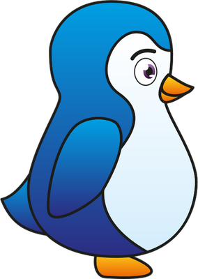 manchot - oiseau - animaux - smiley émoticône émoji cartoon clipart illustration - artémotic