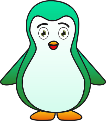 manchot - oiseau - animaux - smiley émoticône émoji cartoon clipart illustration - artémotic