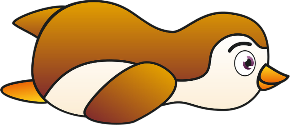 manchot - oiseau - animaux - smiley émoticône émoji cartoon clipart illustration - artémotic
