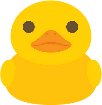 canard - oiseau - animaux - smiley émoticône émoji cartoon clipart illustration - artémotic