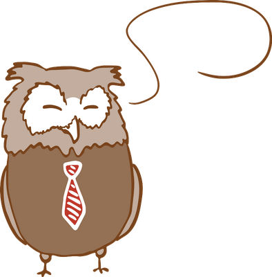 hibou - oiseau - animaux - smiley émoticône émoji cartoon clipart illustration - artémotic
