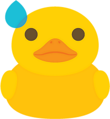 canard - oiseau - animaux - smiley émoticône émoji cartoon clipart illustration - artémotic