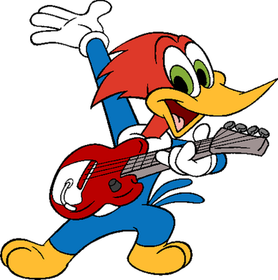 Woody Woodpecker - oiseau - animaux - smiley émoticône émoji cartoon clipart illustration - artémotic