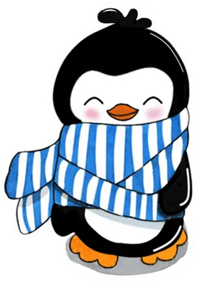 manchot - oiseau - animaux - smiley émoticône émoji cartoon clipart illustration - artémotic
