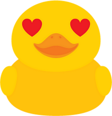 canard - oiseau - animaux - smiley émoticône émoji cartoon clipart illustration - artémotic