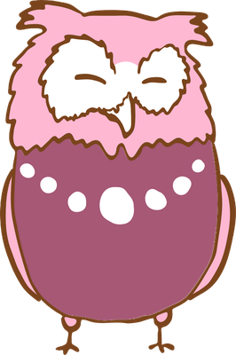hibou - oiseau - animaux - smiley émoticône émoji cartoon clipart illustration - artémotic