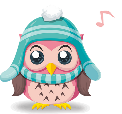 hibou - oiseau - animaux - smiley émoticône émoji cartoon clipart illustration - artémotic