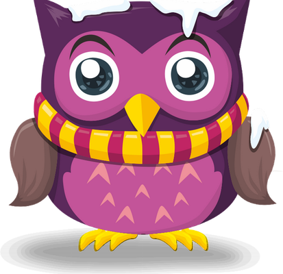 hibou - oiseau - animaux - smiley émoticône émoji cartoon clipart illustration - artémotic