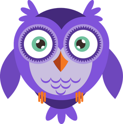 hibou - oiseau - animaux - smiley émoticône émoji cartoon clipart illustration - artémotic
