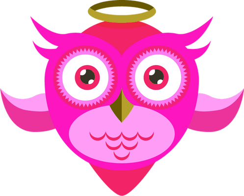 hibou - oiseau - animaux - smiley émoticône émoji cartoon clipart illustration - artémotic