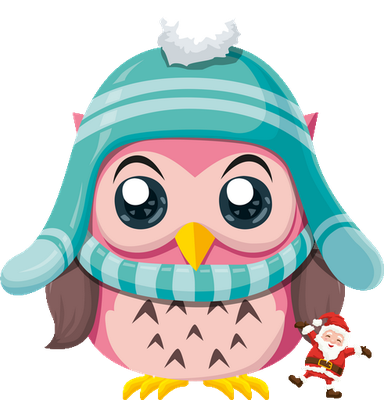hibou - oiseau - animaux - smiley émoticône émoji cartoon clipart illustration - artémotic