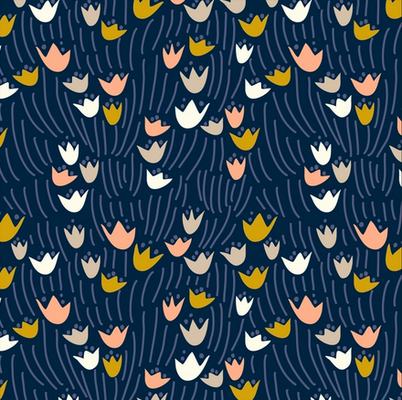 Organic Tulip Navy