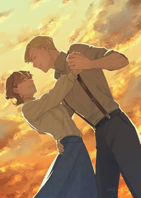 2023年6月制作　金色を描きました