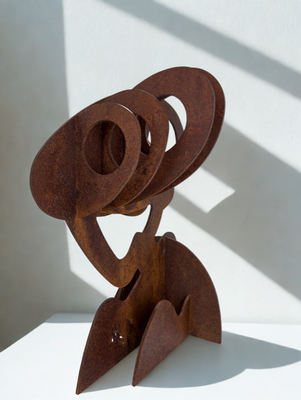 Claude Gilli, Pin parasol en acier oxydé, 50cm -Galerie Gabel, Biot