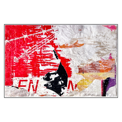 Arve, décollage, 31,3 x 48,3 cm, 2025
