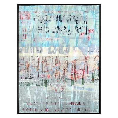 ussou, décollage, 59,1 x 44,2 cm, 2025