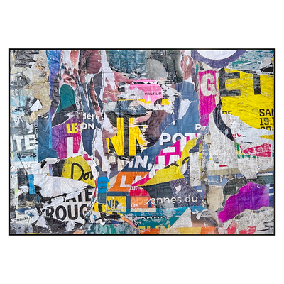 Filier, décollage, 51,8 x 72,8 cm, 2025