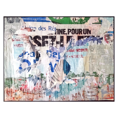 47Soul, décollage,48,2 x 63,3 cm, 2025