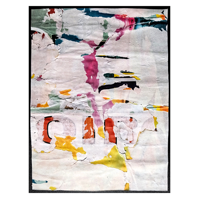 Oibo, décollage, 28,6 x 21,5 cm, 2025