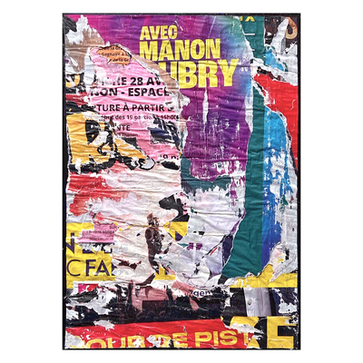 Pist, décollage, 57,9 x 40,0 cm, 2025