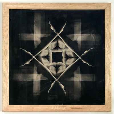 ©Raphaël Laurand - "L'écart" - Ambrotype 40x40cm