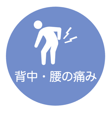 背中・腰の痛み