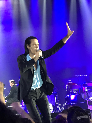 Nick Cave in Hamburg, 9. Oktober 2017 / Foto: Dunkelklaus