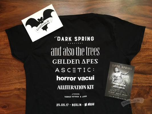 Festival-Shirt des Dark Spring-Festivals 2017 / Foto: Batty Blue