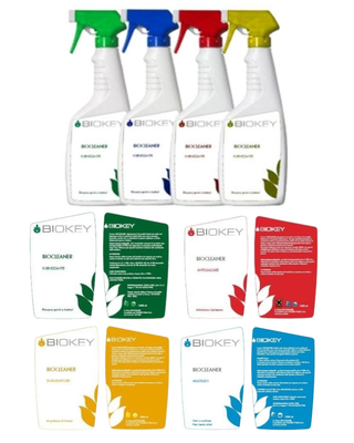 Packaging per prodotti di detergenza industriale biokey