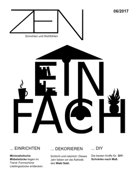 Magazincover - typografisch (Layout und Editorialdesign)